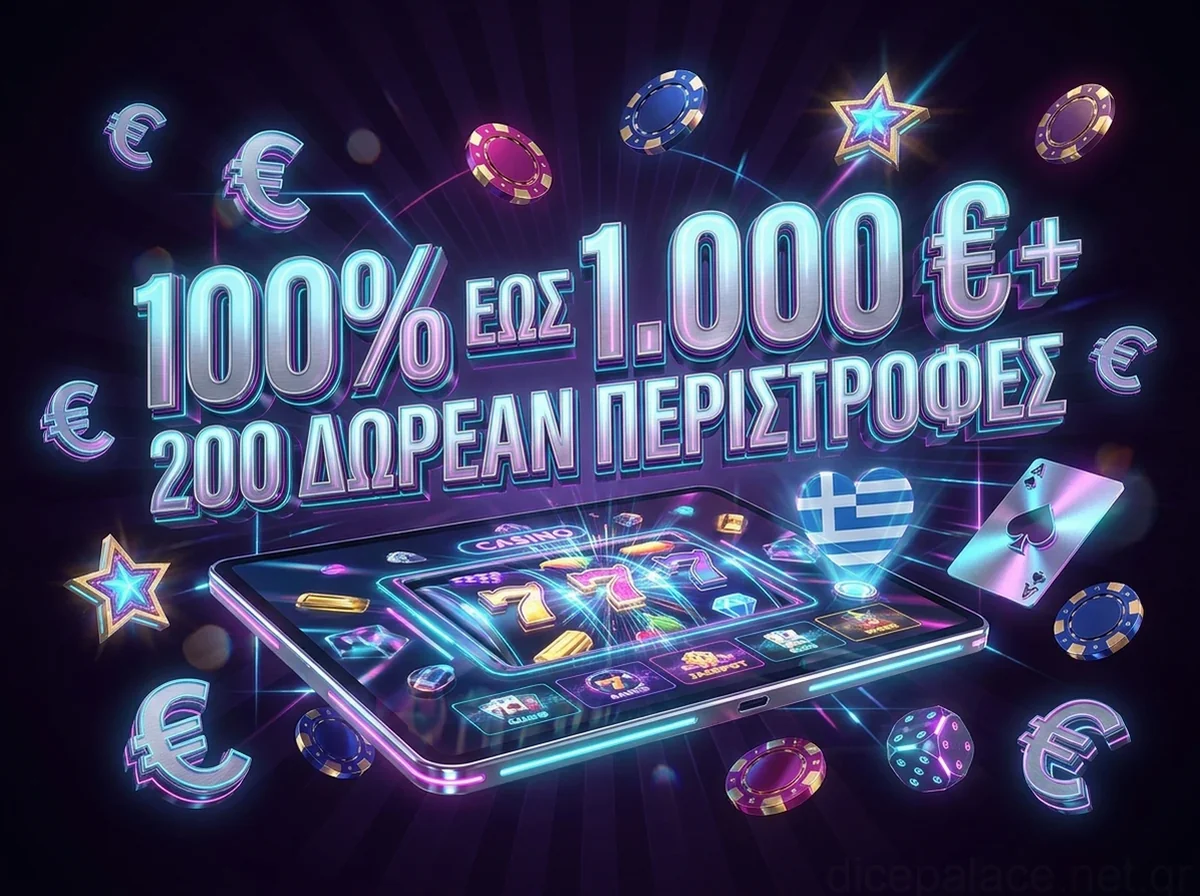 100% ΕΩΣ 1.000 €+ 200 ΔΩΡΕΑΝ ΠΕΡΙΣΤΡΟΦΕΣ
